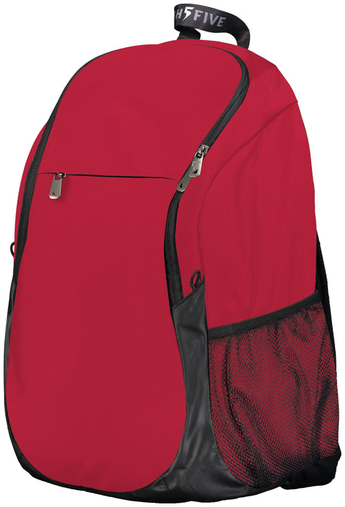 High Five Free Form Backpack (327895), Color 'Scarlet'